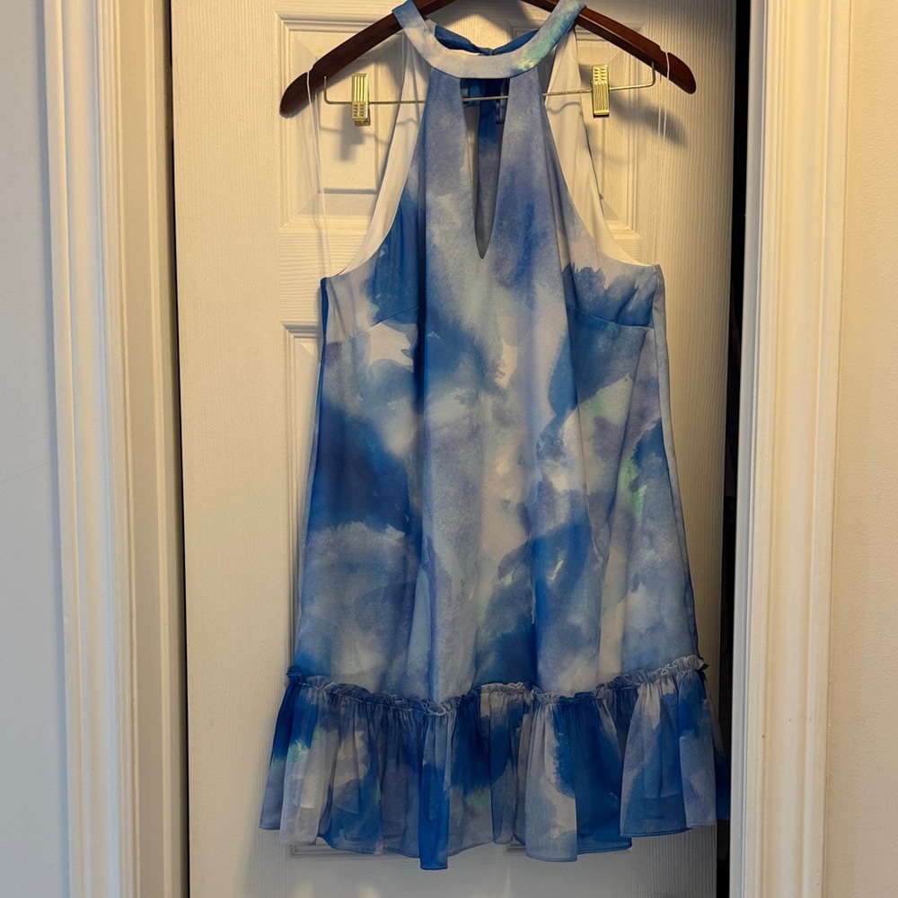 Blue Sleeveless Dress